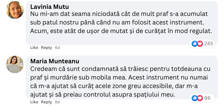 Image of Romanian Facebook Testimonials